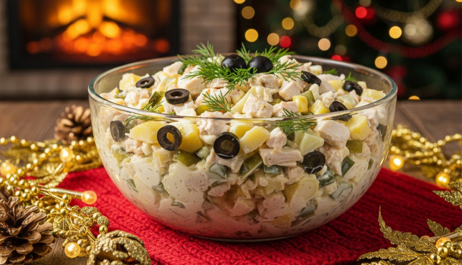 Свежий взгляд на новогодний стол: альтернатива классическому салату «Оливье»